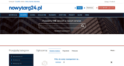 Desktop Screenshot of nowytarg24.pl